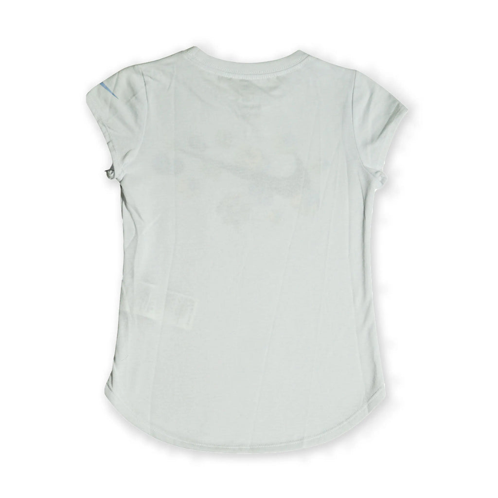 Nike Girls “Floral Swoosh” Tee – White Tommynippon