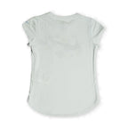 Nike Girls “Floral Swoosh” Tee – White Tommynippon