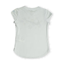 Nike Girls “Floral Swoosh” Tee – White