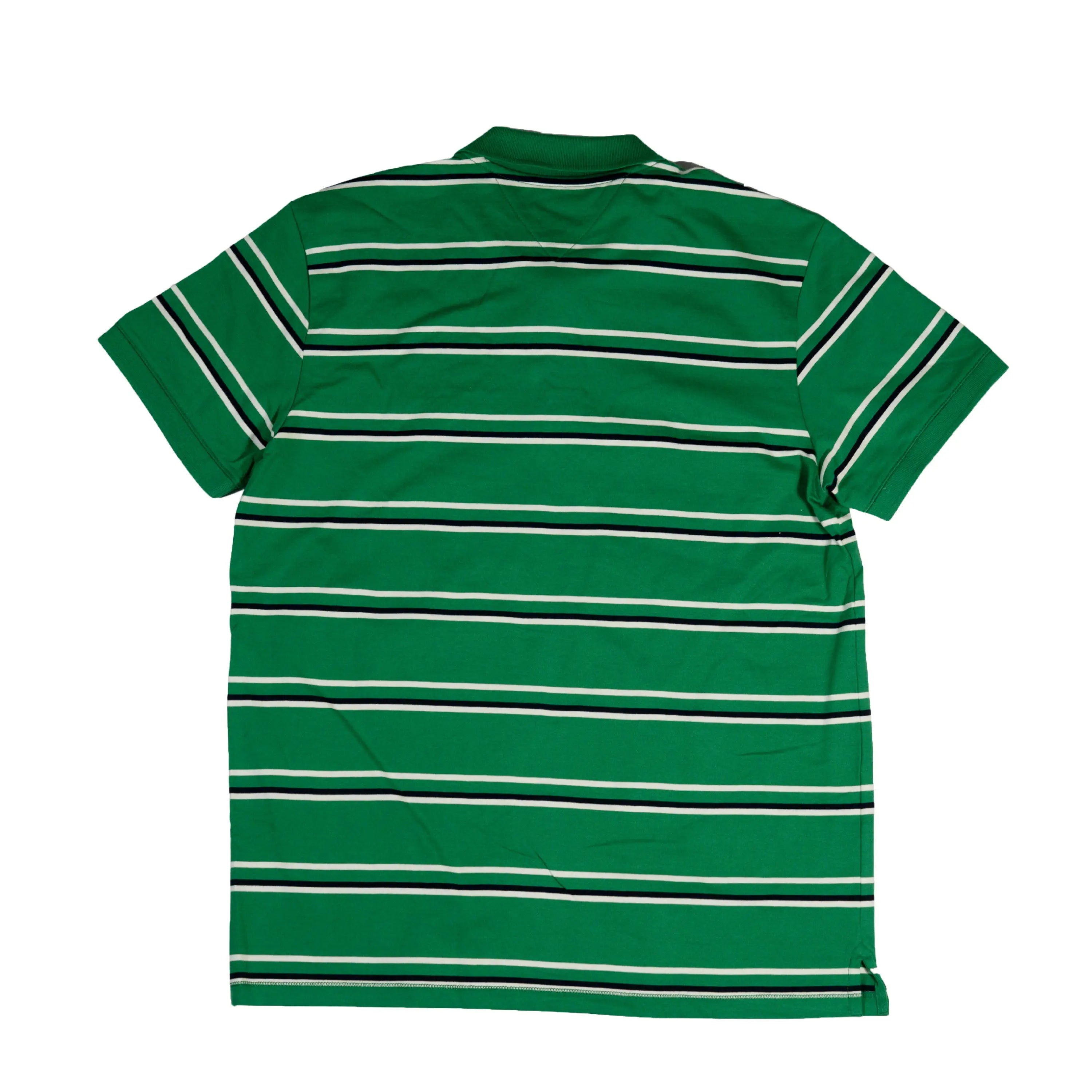 Tommy Hilfiger Men's Striped Polo Shirt – Green Tommynippon