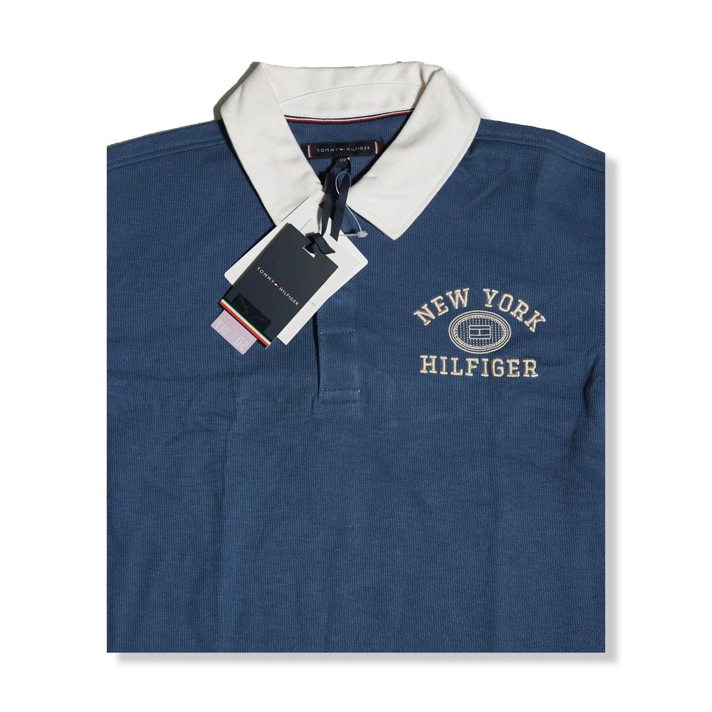 Tommy Hilfiger Kid's Polo Shirt – Navy Blue “New York” Embroidered Design Tommynippon