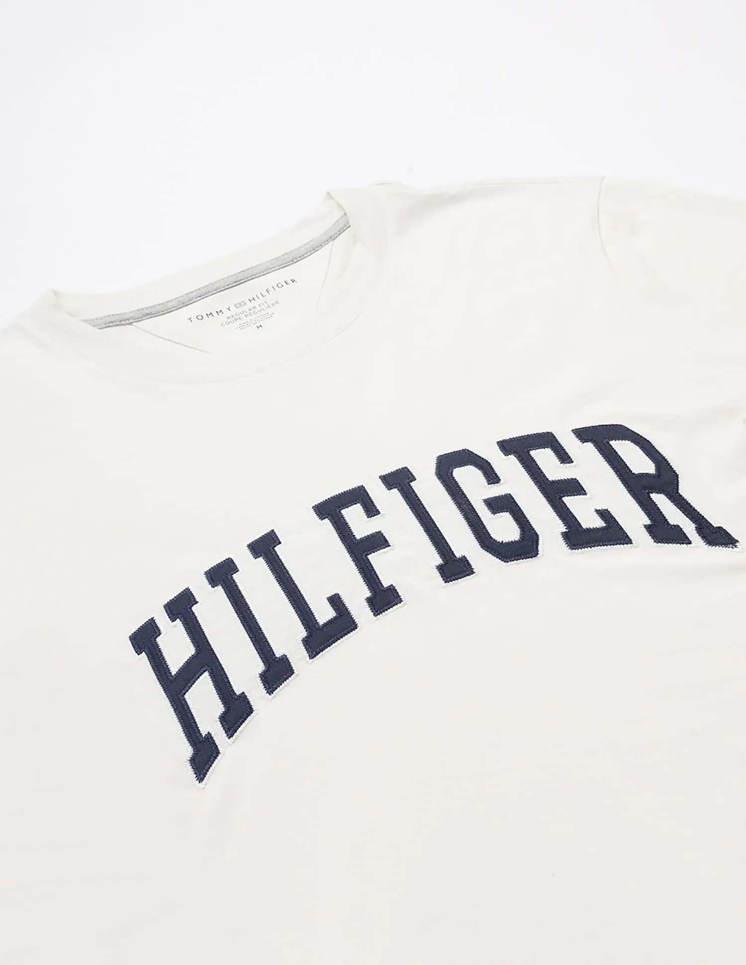 Tommy Hilfiger Men's Colorblock Long Sleeve T-Shirt – White