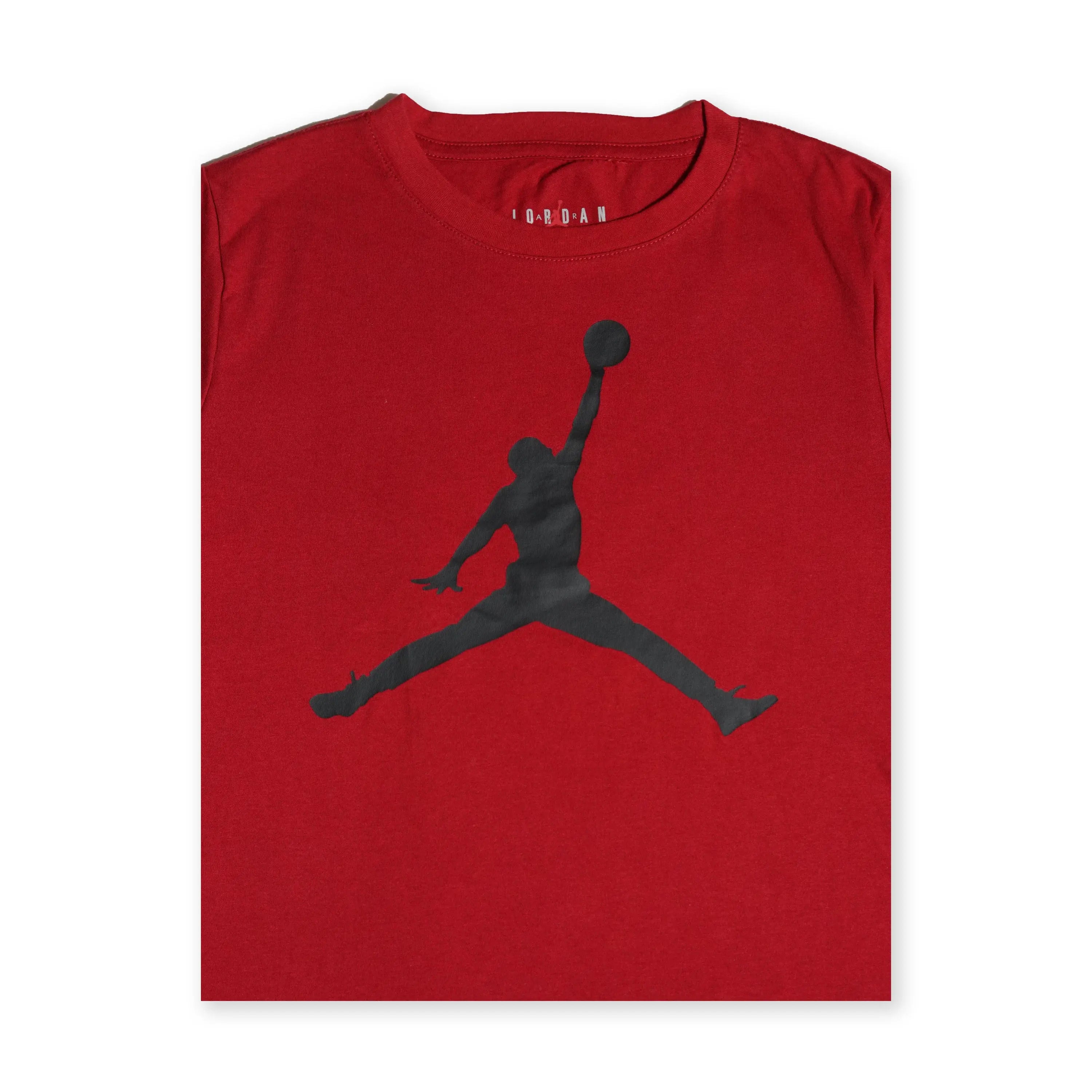 Jordan Jumpman Graphic T-Shirt – Red | Kid’s Casual Cotton Tee Tommynippon