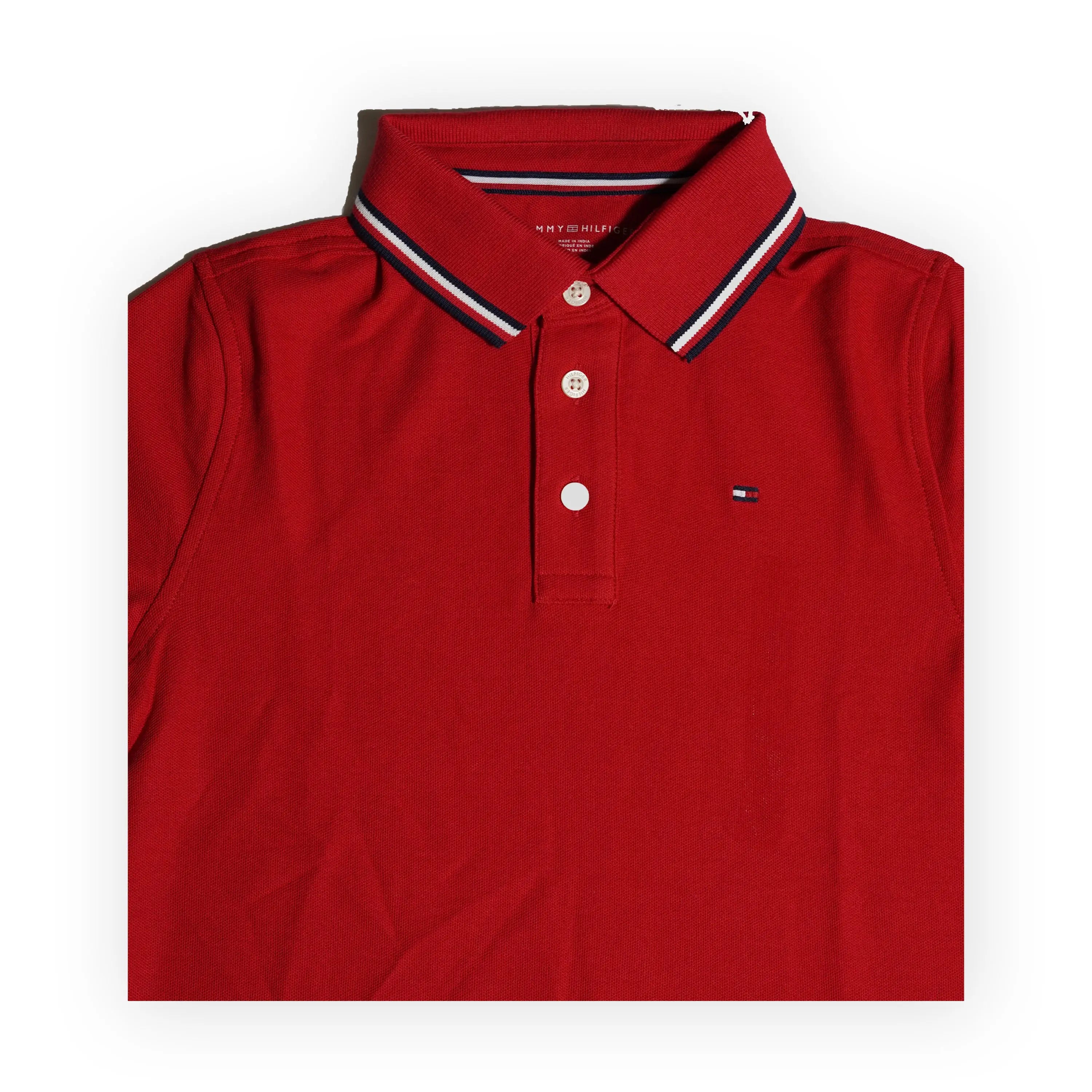 Tommy Hilfiger Kids Classic Polo Shirt – Red Tommynippon