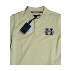 Tommy Hilfiger Kids “H” Logo Polo Shirt – Pale Yellow Tommynippon