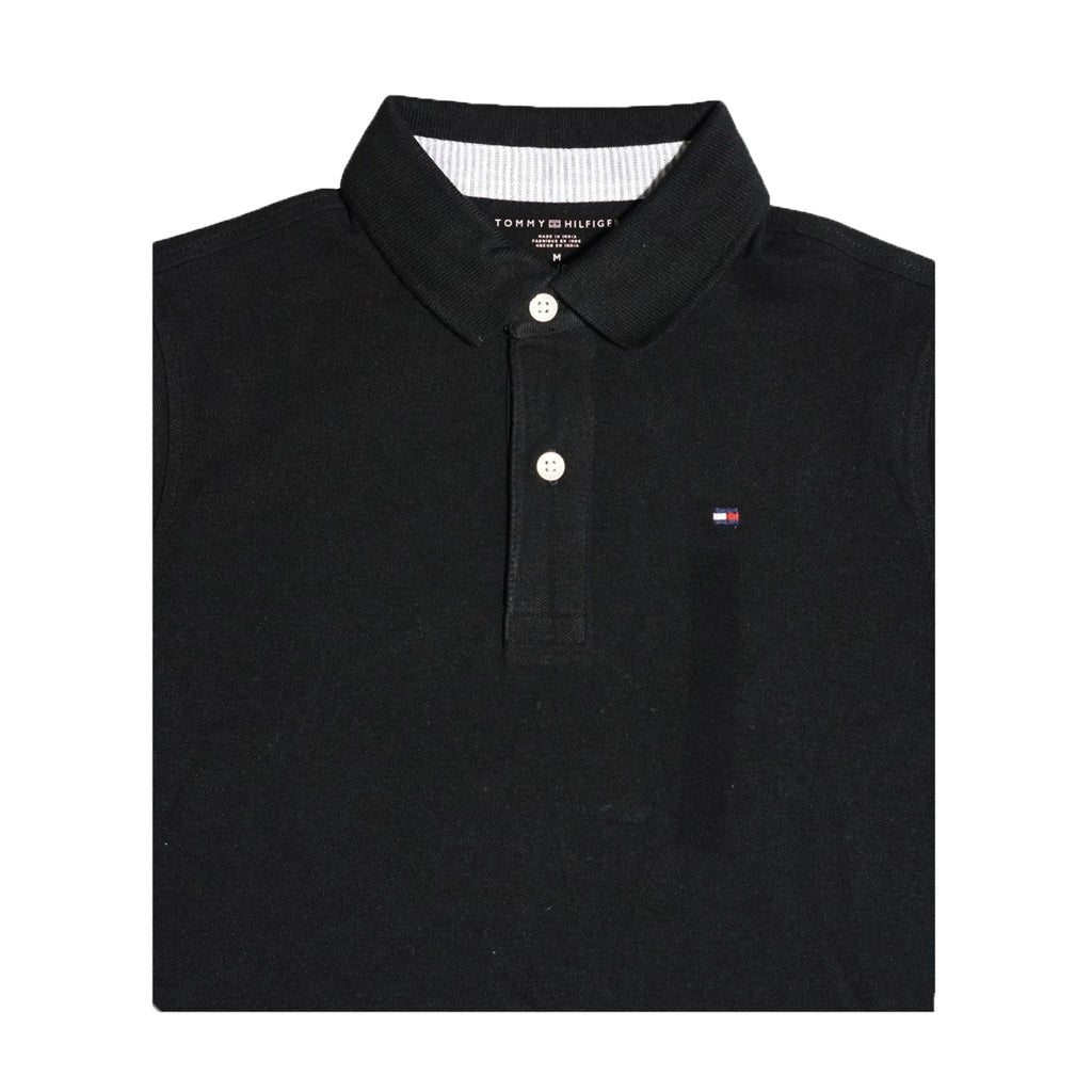 Tommy Hilfiger Kids Classic Black Polo Shirt Tommynippon