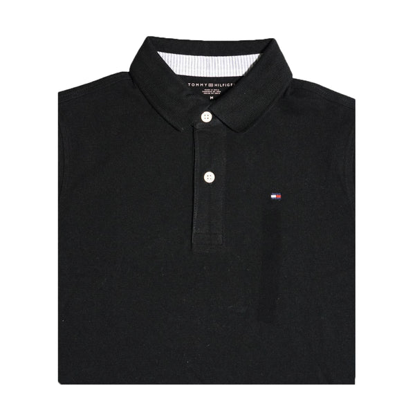 Tommy Hilfiger Kids Classic Black Polo Shirt