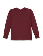 Tommy Hilfiger Boys Long Sleeve Logo T-Shirt – Maroon