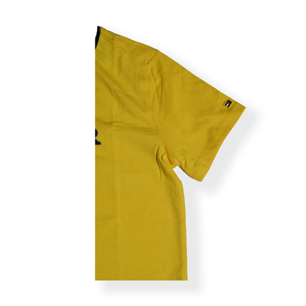 Tommy Hilfiger Kid’s Yellow Crew Neck Logo T-Shirt