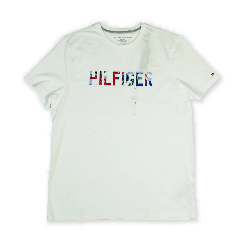Tommy Hilfiger Men's White Graphic T-Shirt Tommynippon