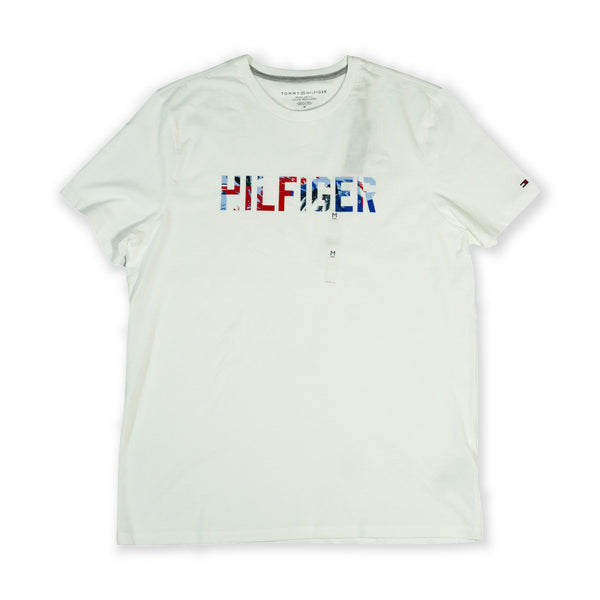 Tommy Hilfiger Men's White Graphic T-Shirt