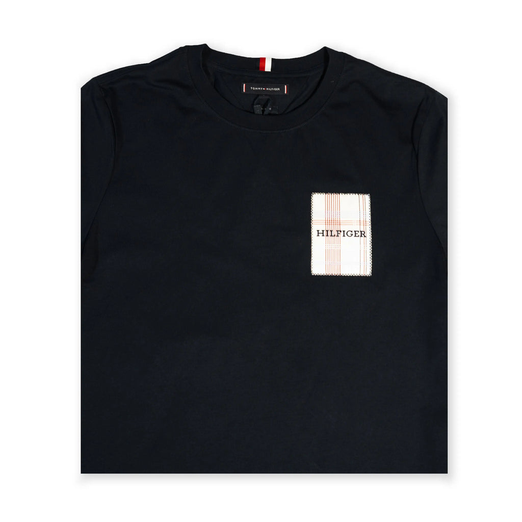 Tommy Hilfiger Men's Black Patch Pocket T-Shirt Tommynippon
