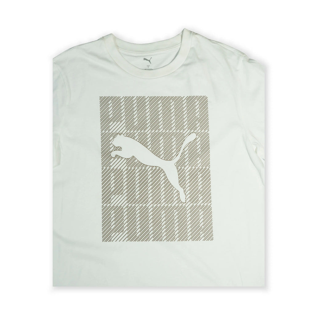 Puma Men's White Graphic Logo T-Shirt Tommynippon