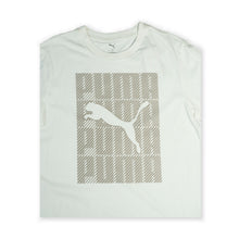 Puma Men's White Graphic Logo T-Shirt