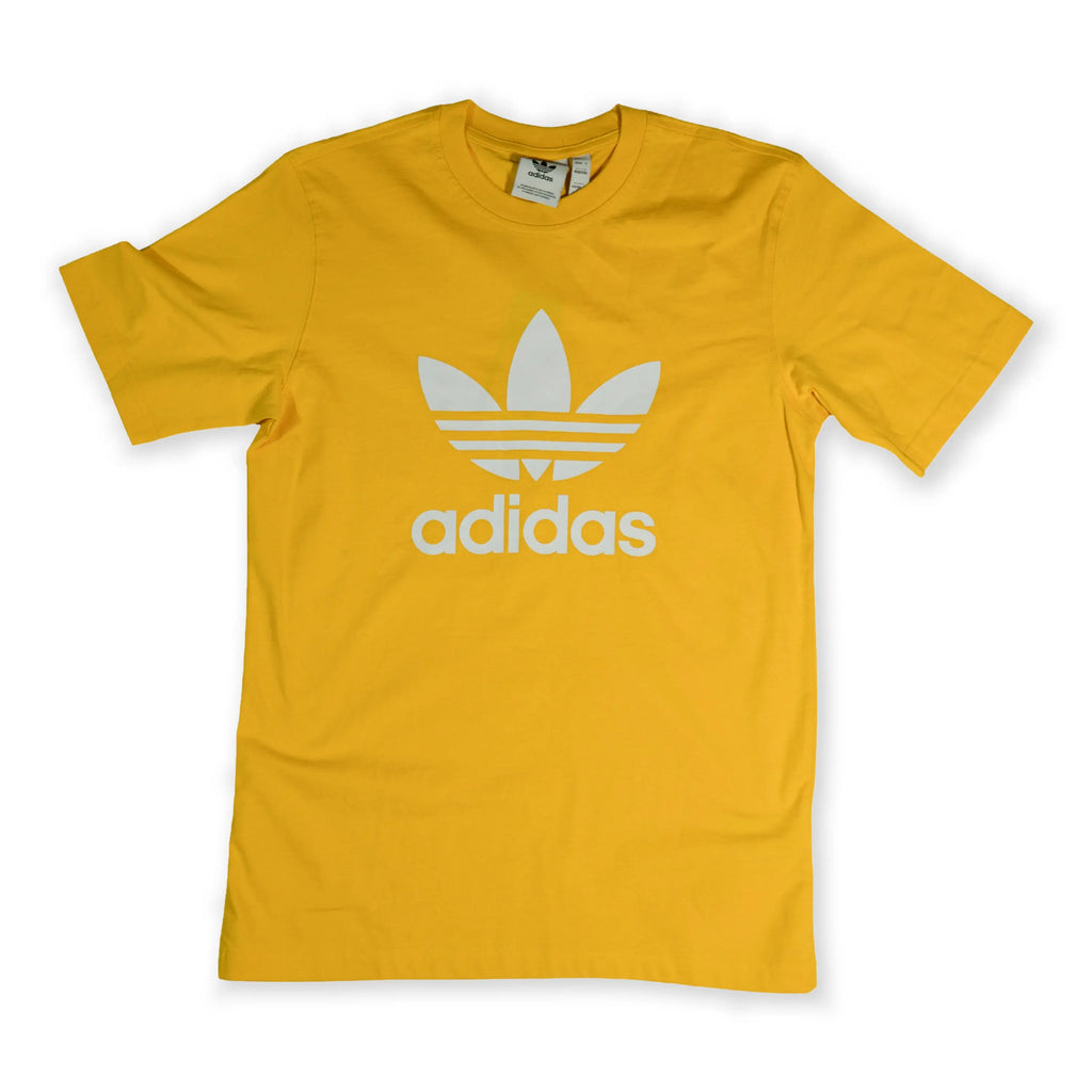 Adidas Men's Trefoil Logo T-Shirt – Yellow Tommynippon