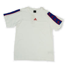 Adidas Men's Tape Sleeve Tee – White / Blue / Red