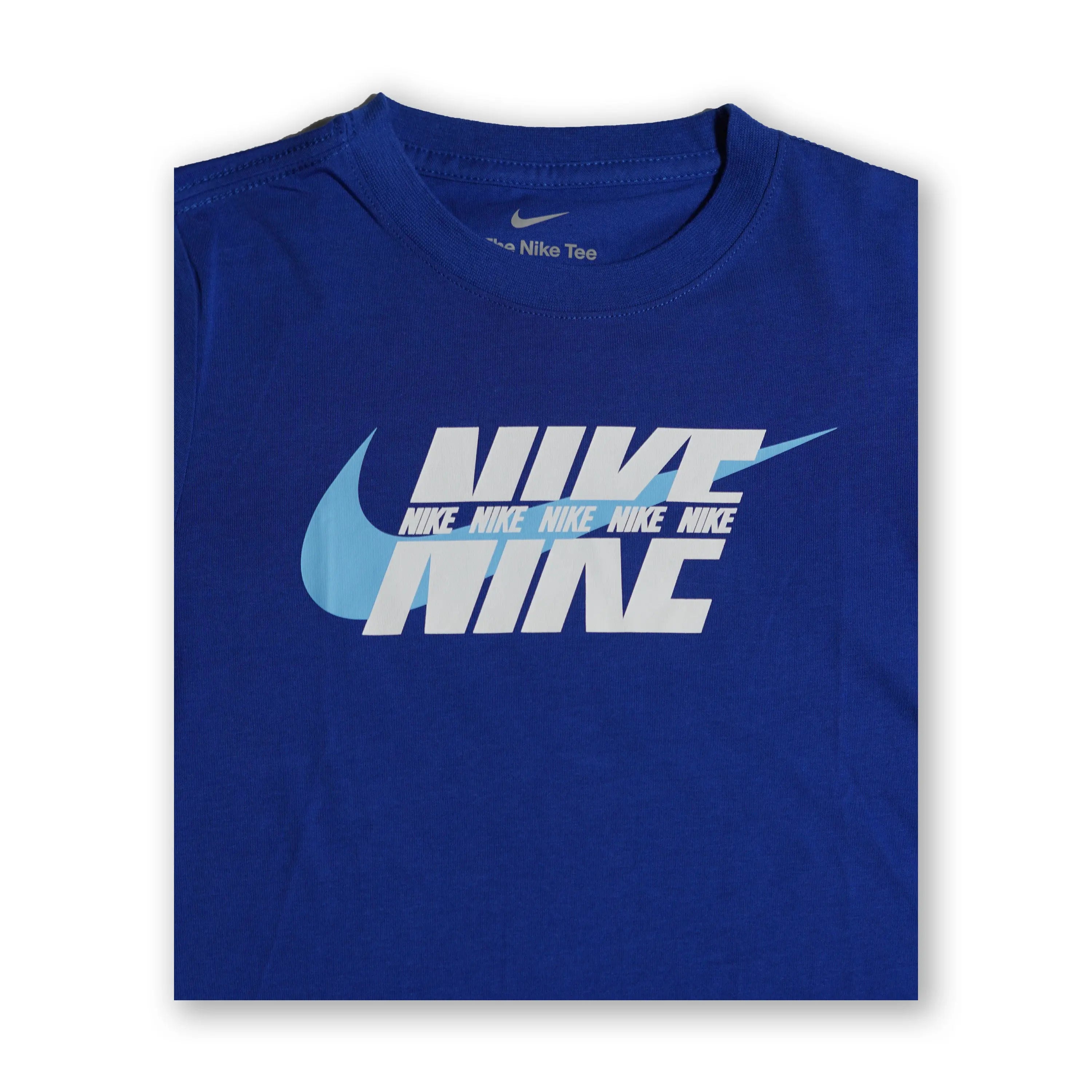Nike Kids Graphic Swoosh T-Shirt – Royal Blue (Size 6/7 Years) Tommynippon