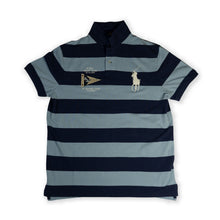 Polo Men's Ralph Lauren Yacht Club Striped Polo Shirt – Navy & Light Blue