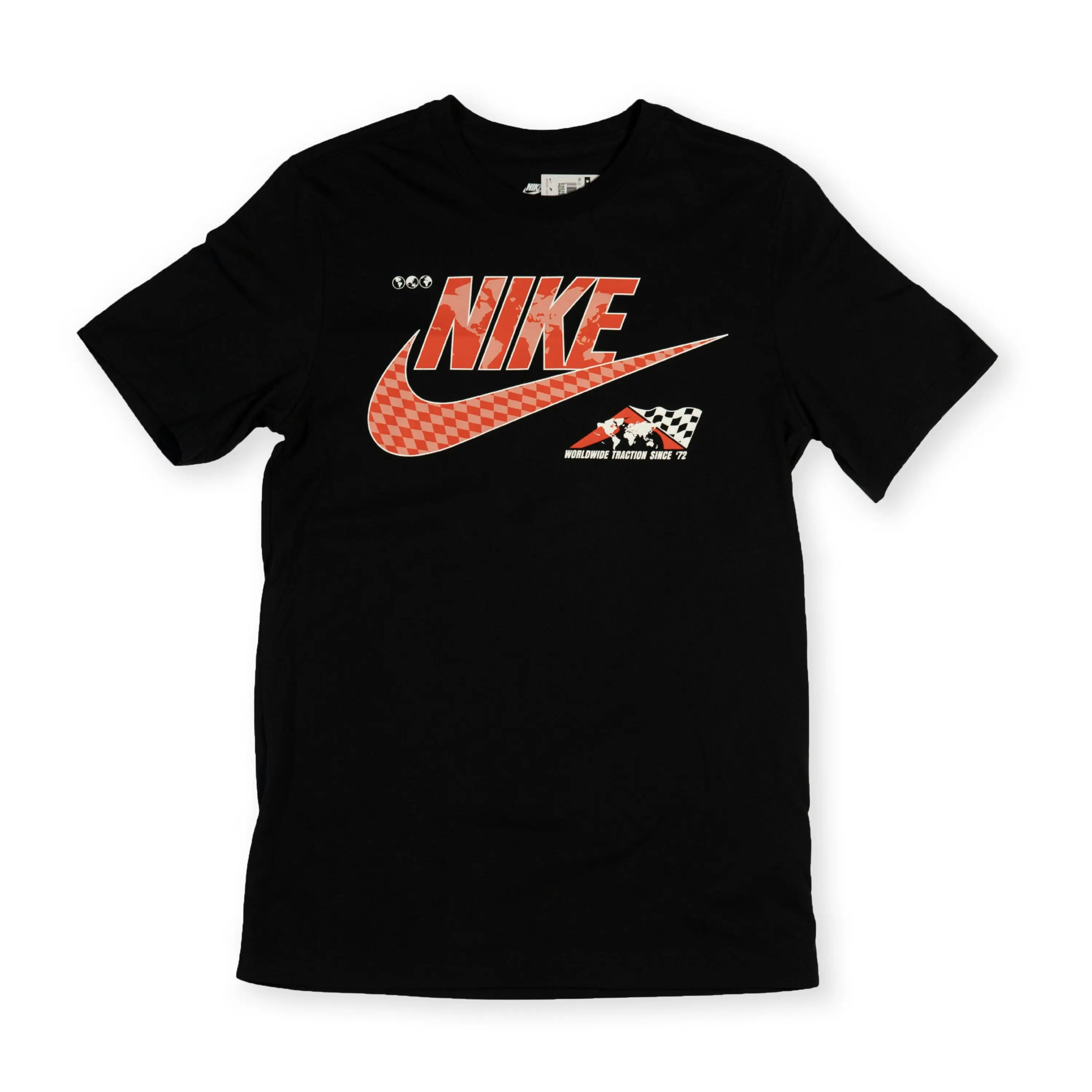Nike Racing Graphic Men's T-Shirt – Black & Orange Tommynippon