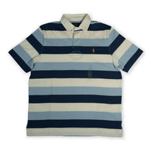 Polo Ralph Lauren Striped Men Polo Shirt – Navy & Sky Blue