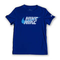 Nike Kids Graphic Swoosh T-Shirt – Royal Blue (Size 6/7 Years) Tommynippon