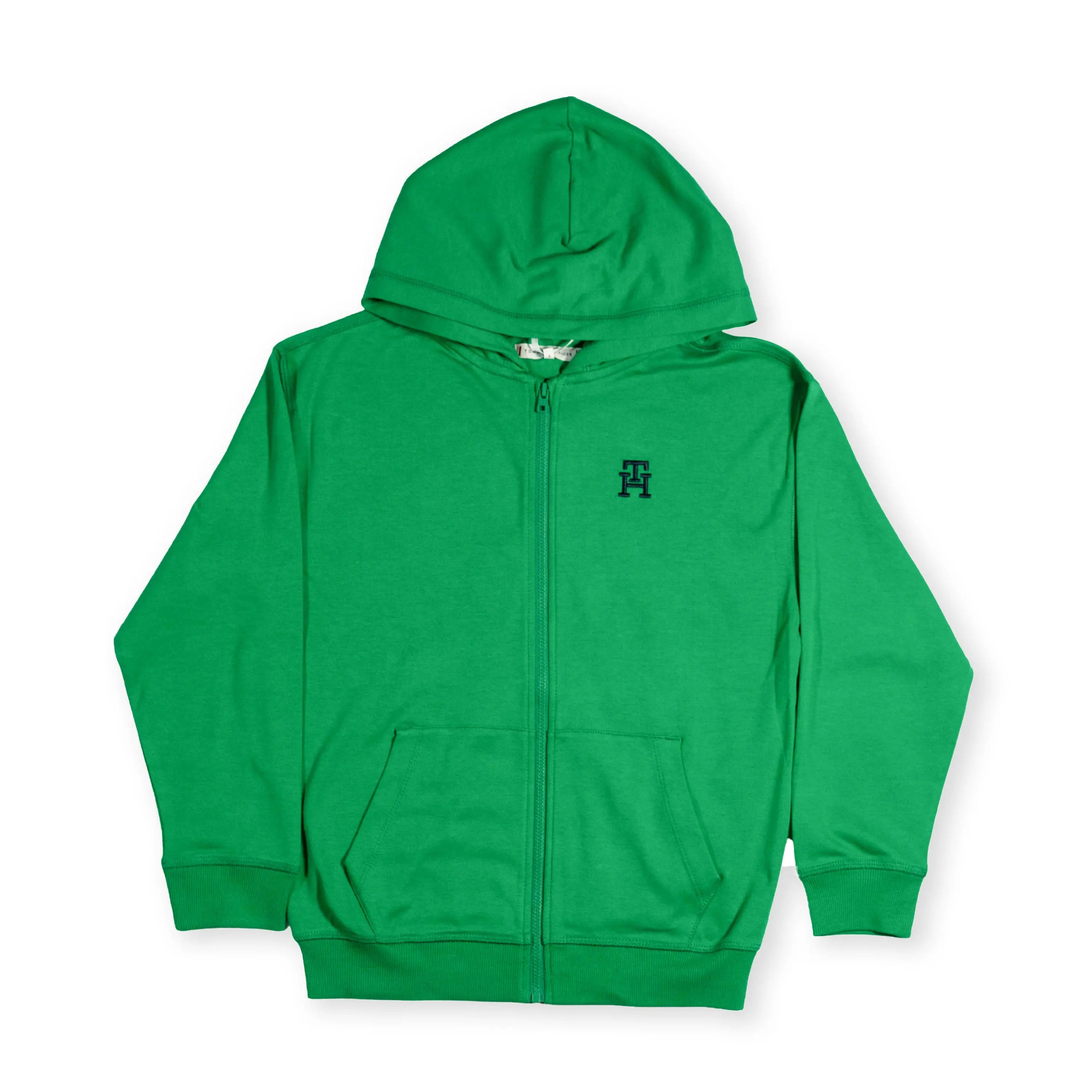 Tommy Hilfiger Kid's Classic Zip-Up Hoodie – Green Tommynippon