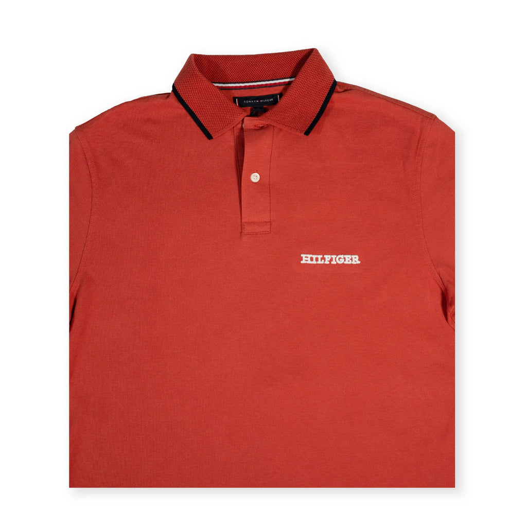 Tommy Hilfiger Men's Classic Slim Fit Polo Shirt – Rust Red Tommynippon
