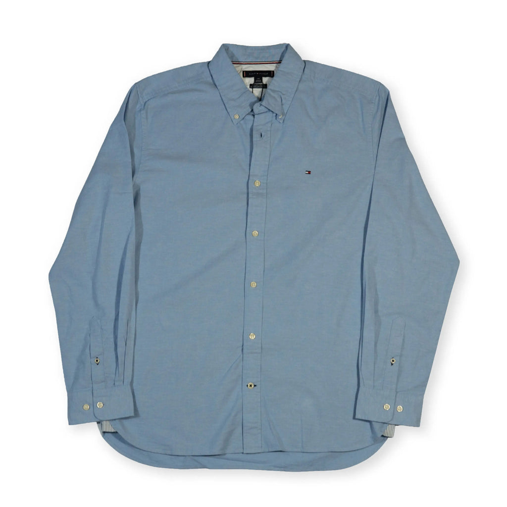 Tommy Hilfiger Men's Classic Oxford Shirt – Light Blue Tommynippon