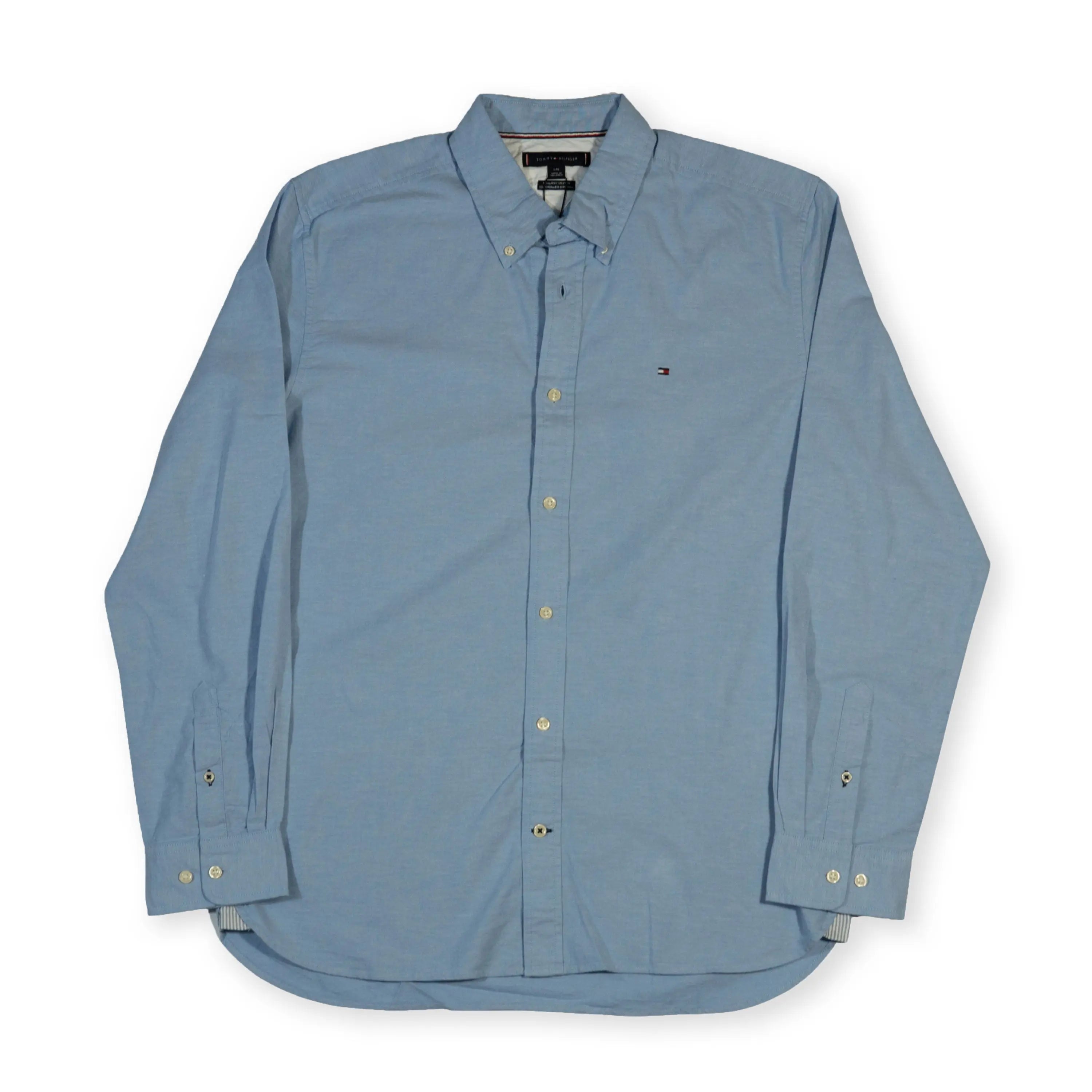 Tommy Hilfiger Men's Classic Oxford Shirt – Light Blue Tommynippon