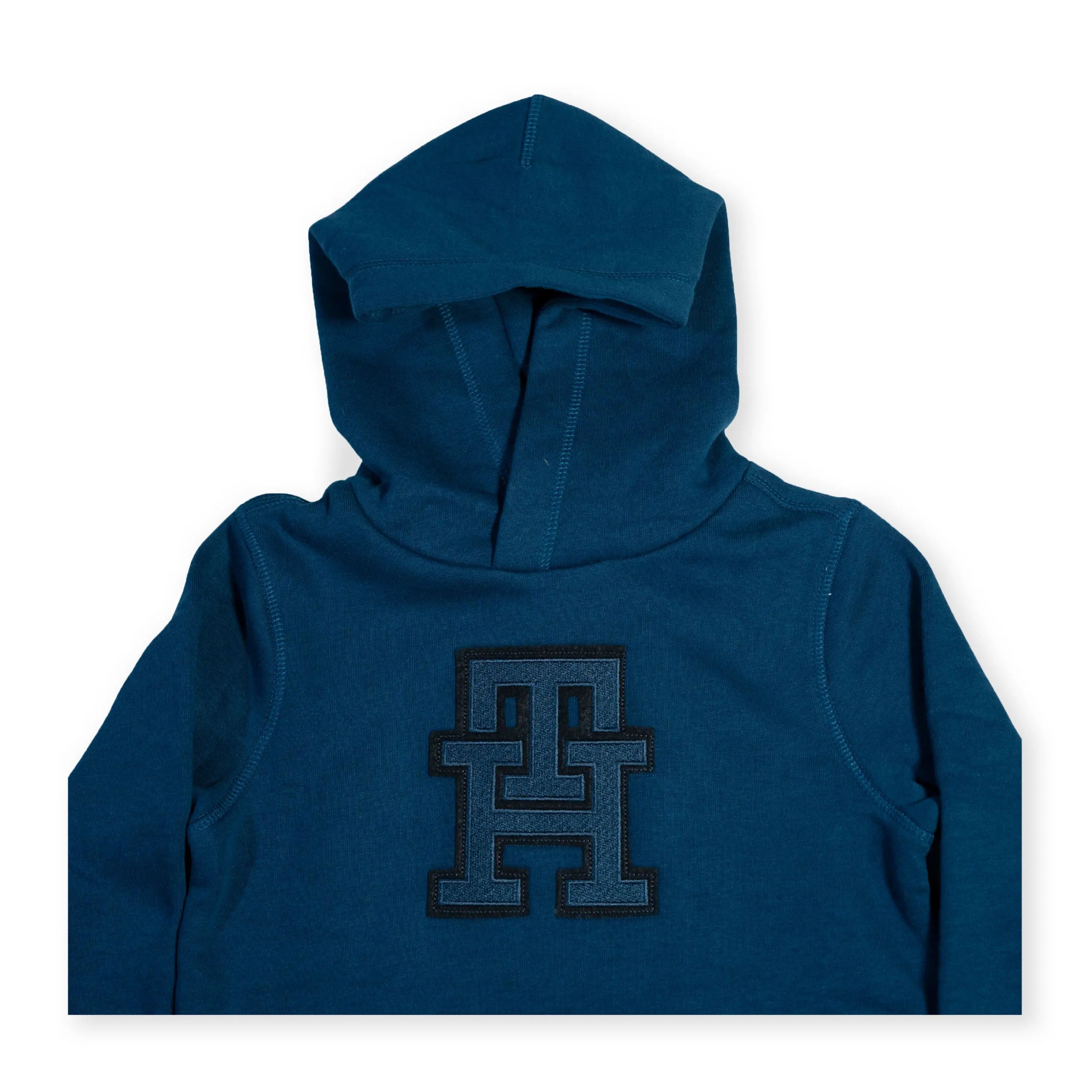 Tommy Hilfiger Logo Kid's Hoodie – Teal Tommynippon