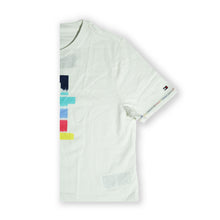 Tommy Hilfiger Girls Multi-Color Logo Graphic T-Shirt – White