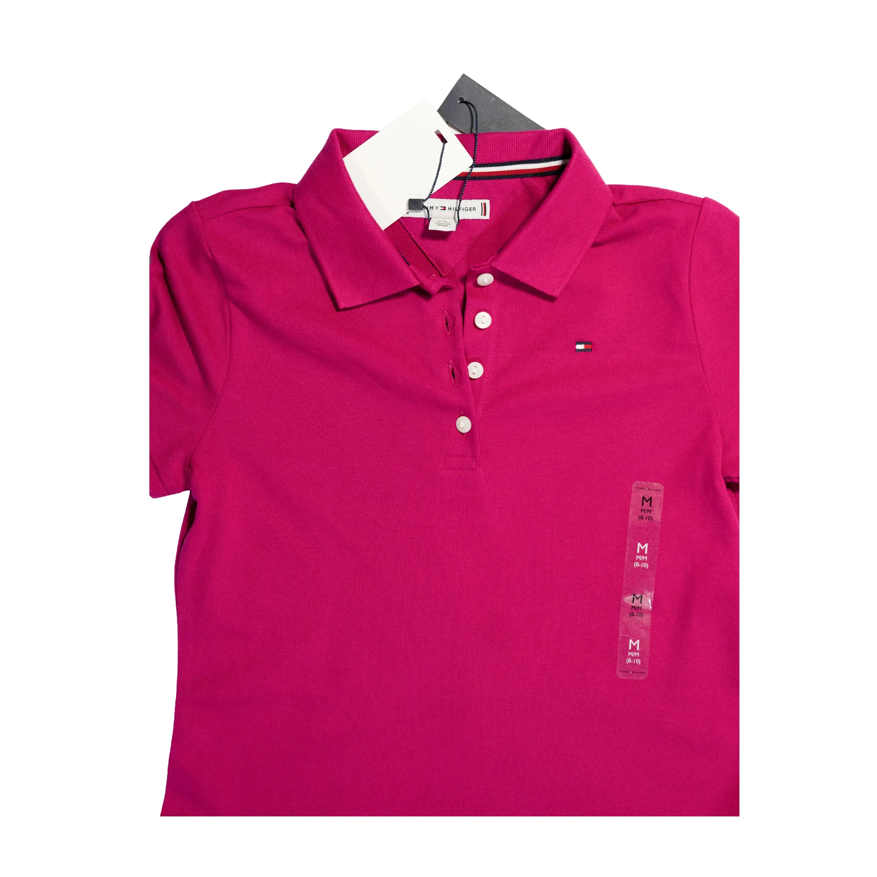 Tommy Hilfiger Girls' Polo Dress – Fuchsia Pink Tommynippon