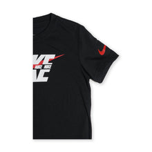 Nike Kid's Graphic T-Shirt – Black & Red Logo Print