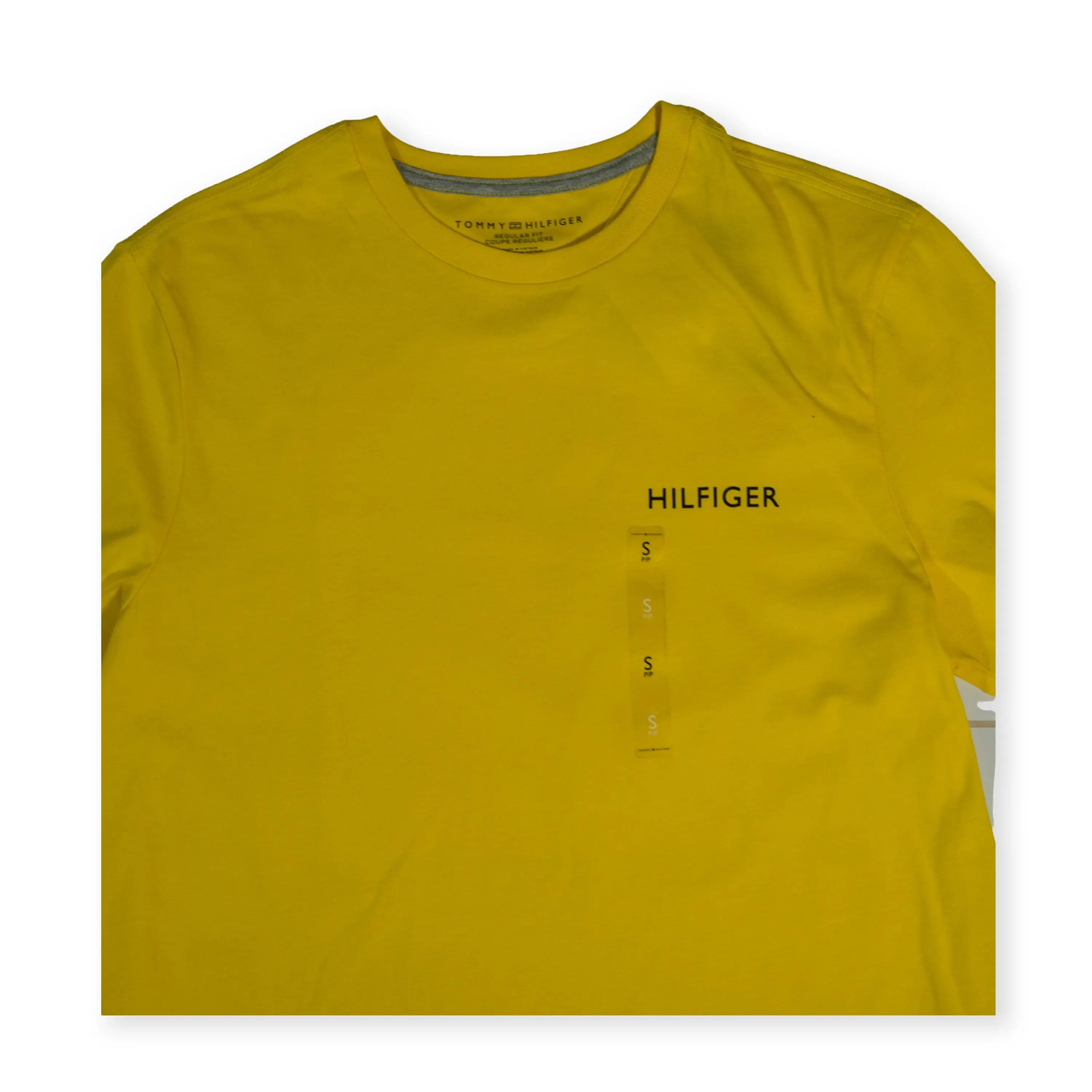 Tommy Hilfiger Men's Classic Logo T-Shirt – Yellow Tommynippon