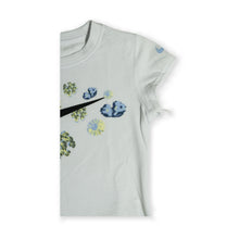 Nike Girls “Floral Swoosh” Tee – White