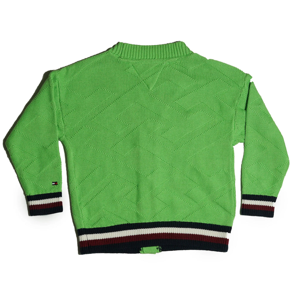 Tommy Hilfiger Kids Knit Cardigan – Green Tommynippon