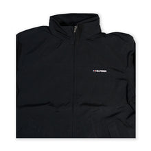 Tommy Hilfiger Black Zip-Up Men's Jacket – Classic Stand Collar