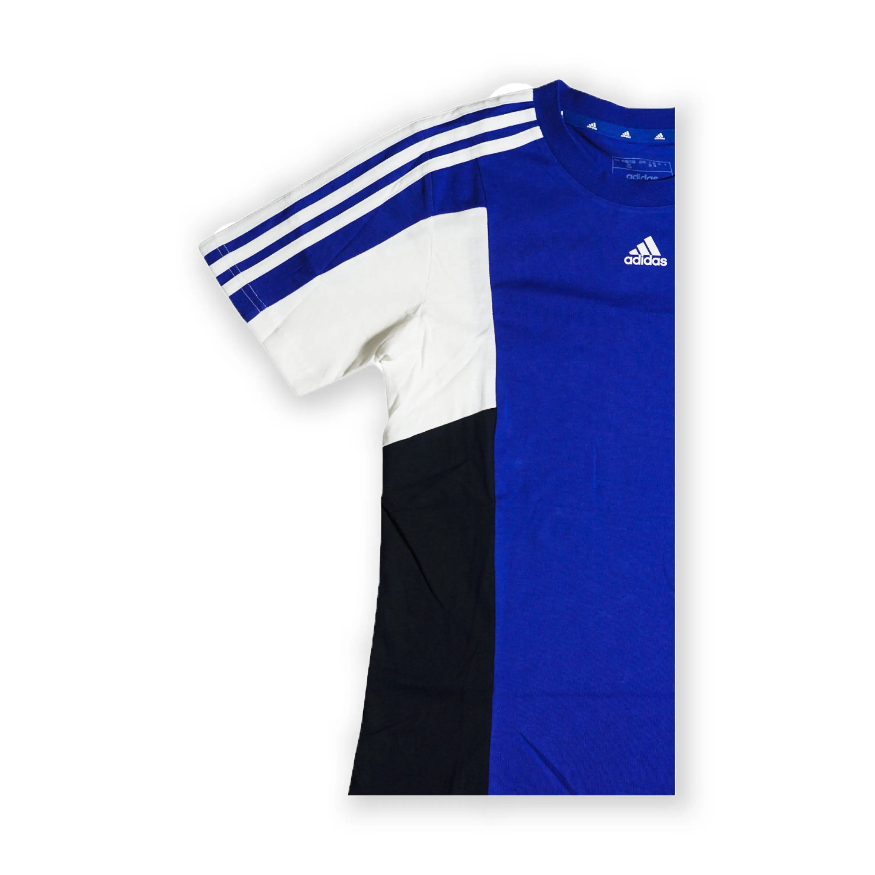 Adidas Kids Colorblock Performance T-Shirt – Blue/Black/White Tommynippon