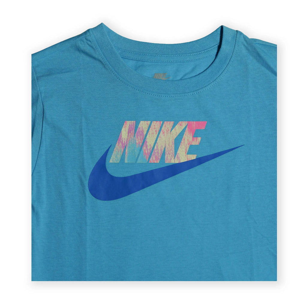 Nike Girls’ Multi-Color Logo T-Shirt – 110 (3/5 Year) girl Tommynippon
