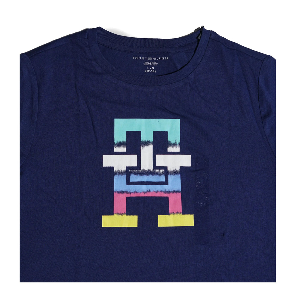 Tommy Hilfiger Women’s Graphic Navy Blue T-Shirt Tommynippon
