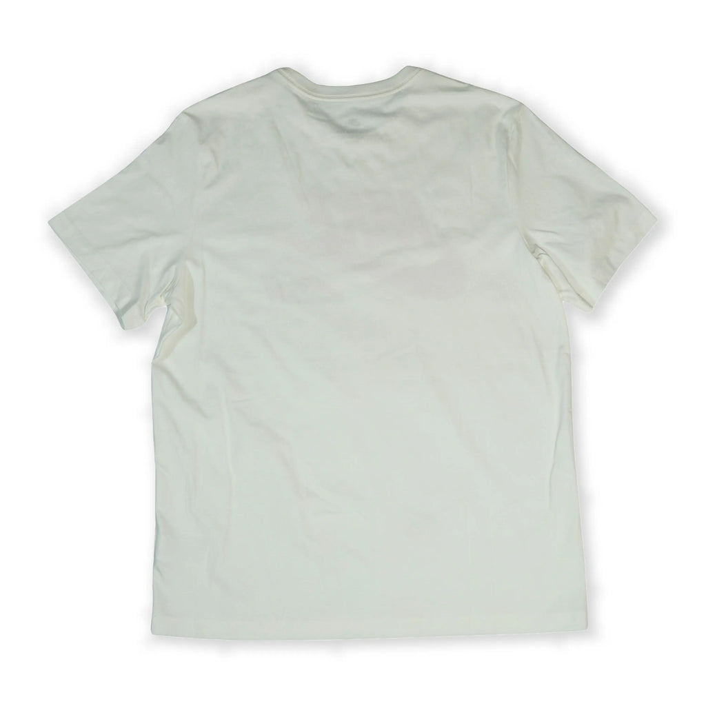 Nike Men's White Checkered Swoosh Graphic T-Shirt Tommynippon