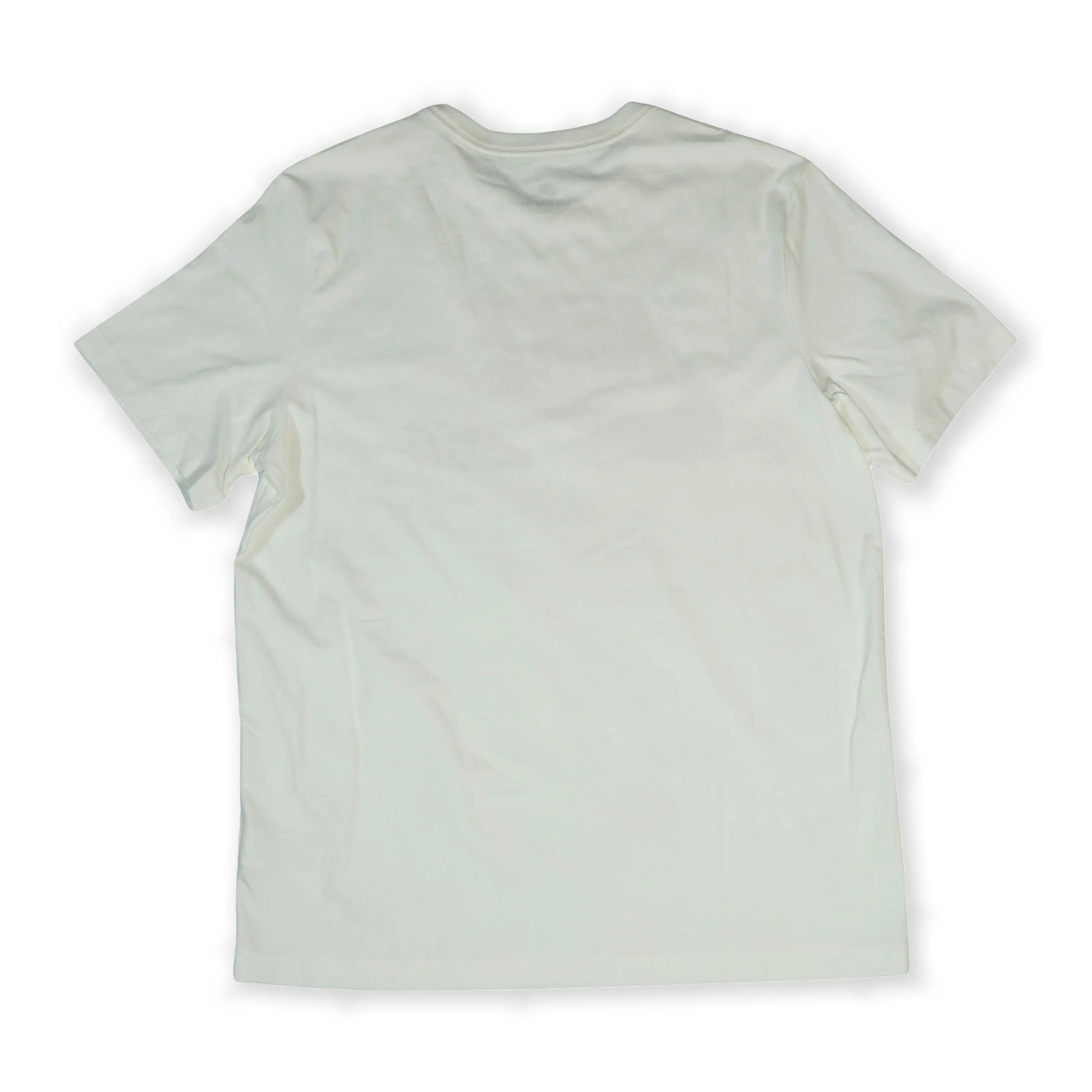 Nike Men's White Checkered Swoosh Graphic T-Shirt Tommynippon