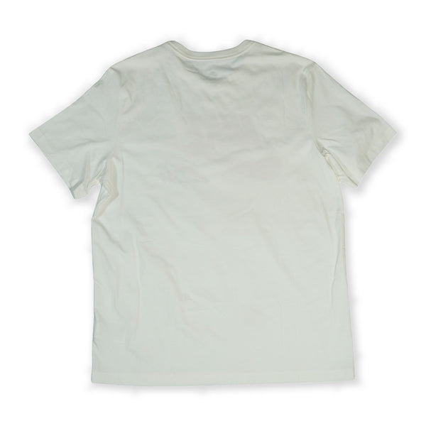 Nike Men's White Checkered Swoosh Graphic T-Shirt