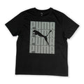 Puma Men's Black Graphic Logo T-Shirt Tommynippon