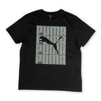 Puma Men's Black Graphic Logo T-Shirt Tommynippon