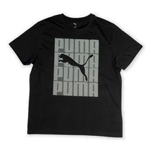 Puma Men's Black Graphic Logo T-Shirt