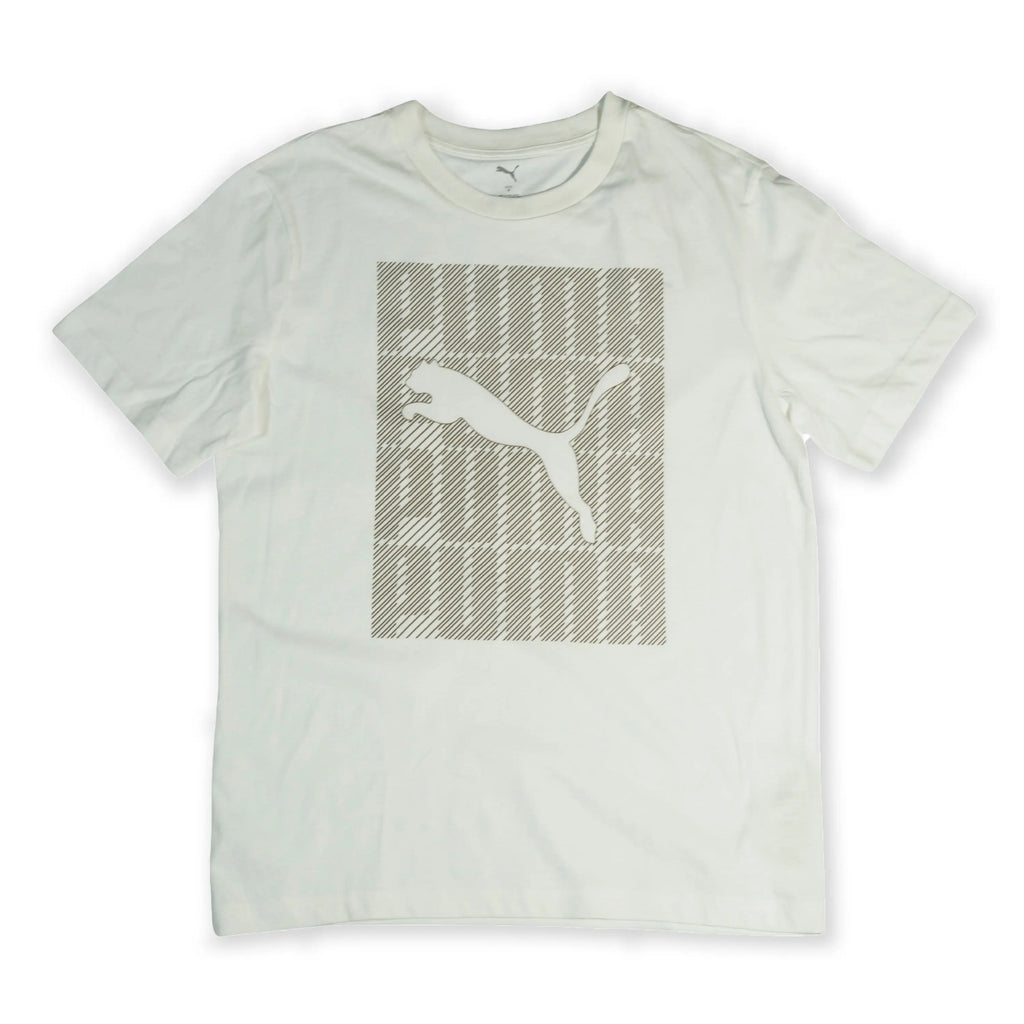 Puma Men's White Graphic Logo T-Shirt Tommynippon