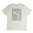 Puma Men's White Graphic Logo T-Shirt Tommynippon