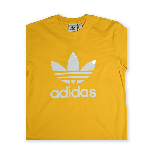 Adidas Men's Trefoil Logo T-Shirt – Yellow