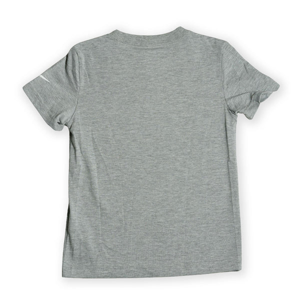 Nike Kids’ Double Logo T-Shirt – Grey – 115 (5/6 Year)